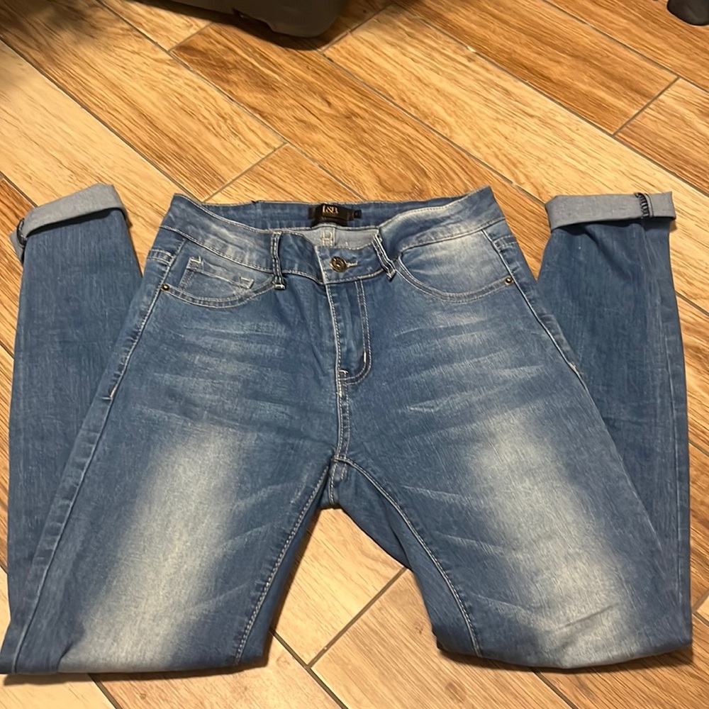 Lucky and blessed jeans